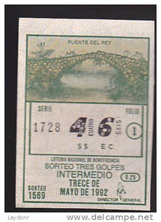 Lottery -  Panama - Puente Del Rey - Lottery Tickets