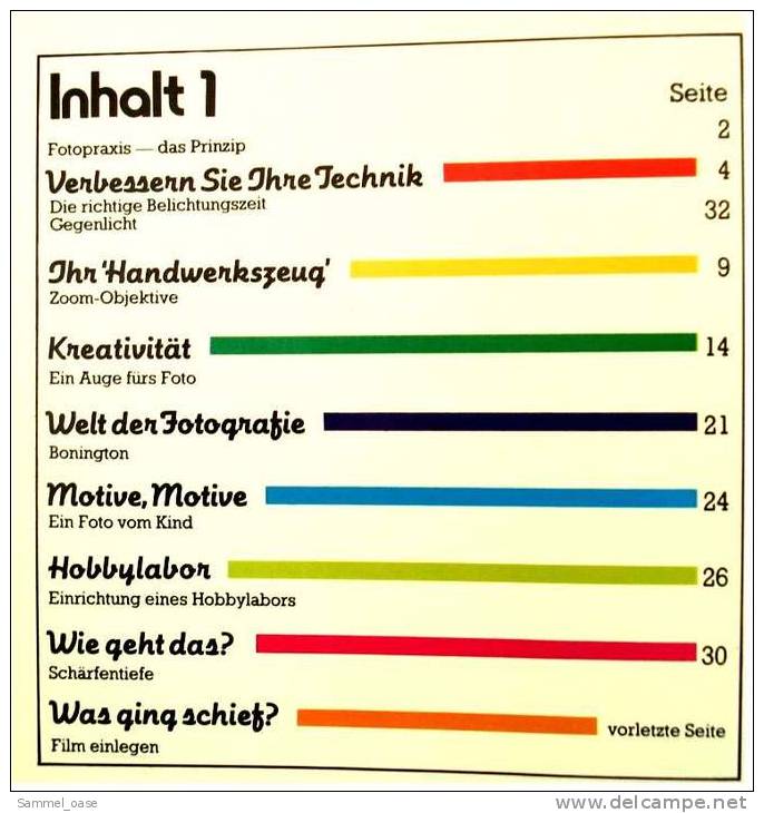 7 Zeitschriften FOTO PRAXIS Heft 1 Bis 7 , Der Kreative Weg Zum Besseren Foto , Von 1981- 1982 - Loisirs & Collections