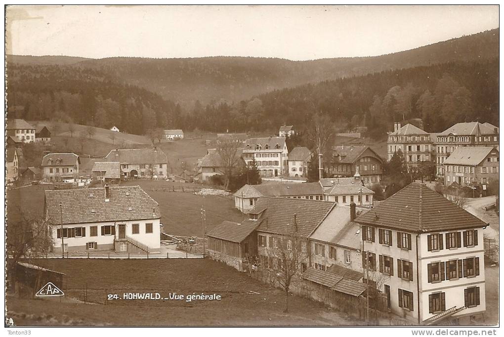 HOHWALD (67)  Une Vue Générale De La Ville  280112 - Autres & Non Classés