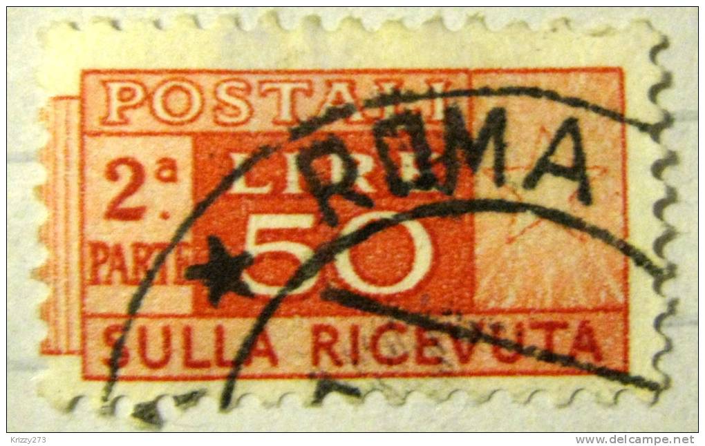 Italy 1946 Parcel Post 50l - Used - Postal Parcels