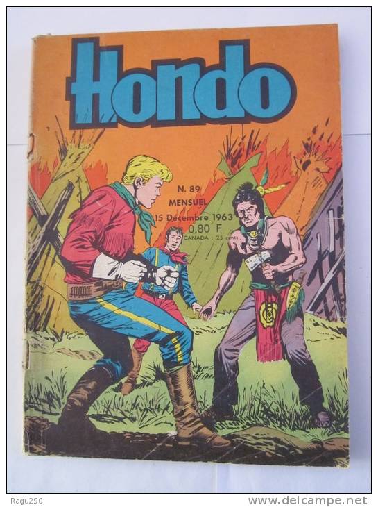 BD  - HONDO N° 89 Du 15 Décembre 1963 - éditions  LUG  - Petit Format - En Bon état - - Hondo