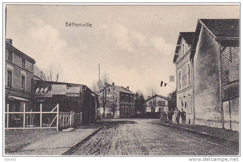 Bétheniville - Carte Allemande - 1915 (Animation) - Bétheniville
