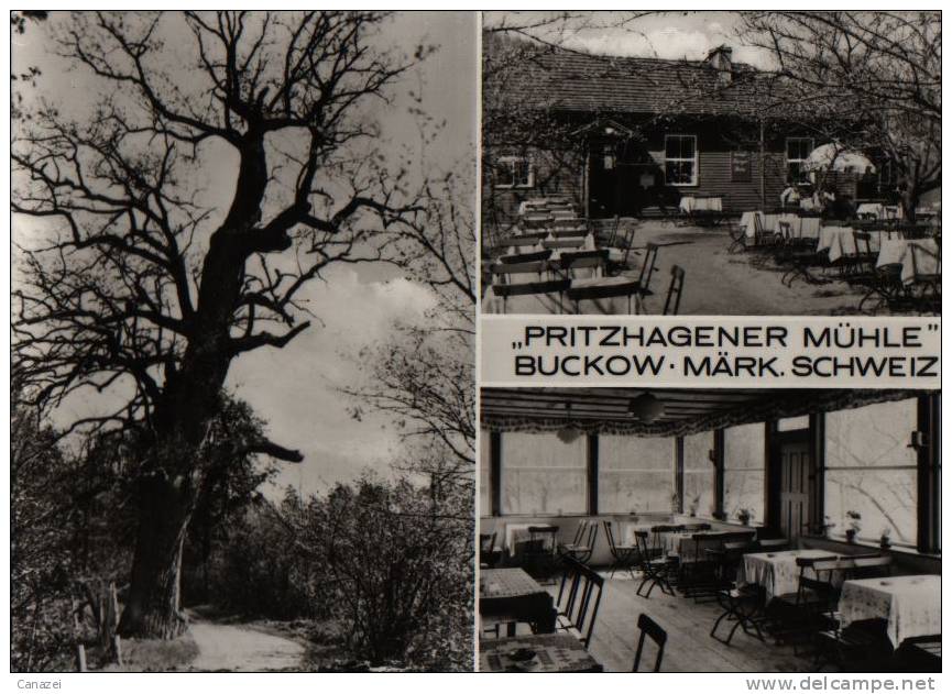AK Buckow, Gaststätte Pritzhagener Mühle, 1974 - Buckow