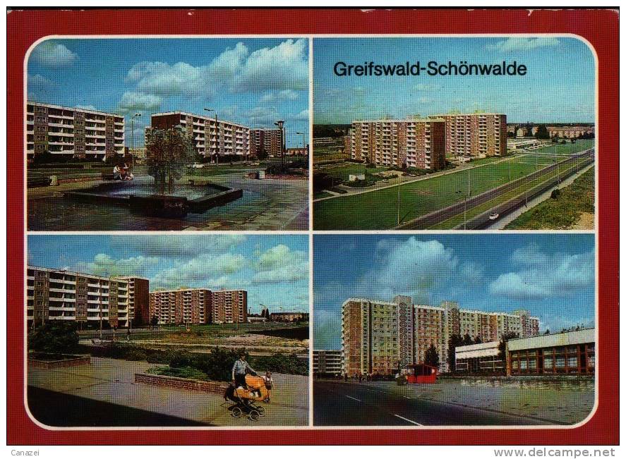 AK Greifswald-Schönwalde, Neubaugebiet I, 1988 - Greifswald