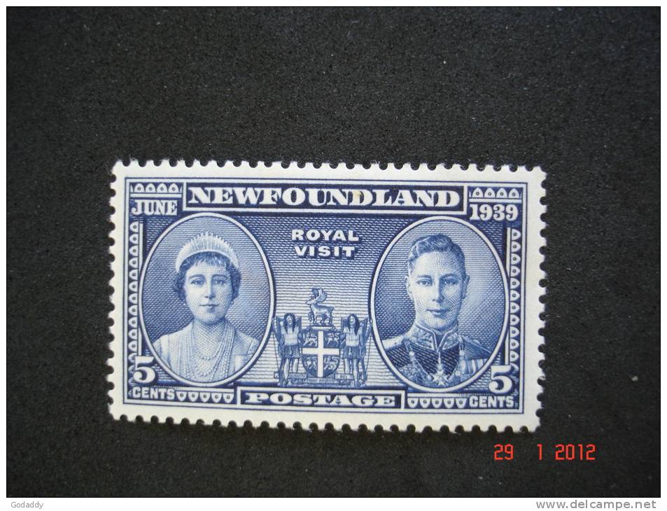 Newfoundland 1939 K.George VI  Royal Visit   SG272  MH - 1908-1947