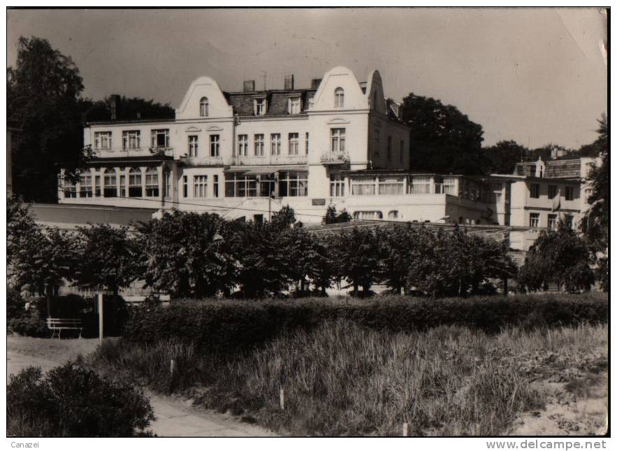 AK Seebad Bansin/Rügen, FDGB-Heim Josef Orlopp, 1973 - Rügen