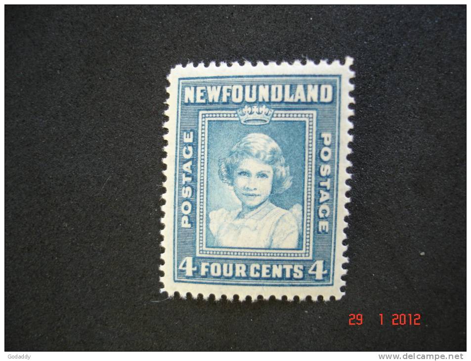 Newfoundland 1941 K.George VI  4 Cents   SG279     MH - 1908-1947