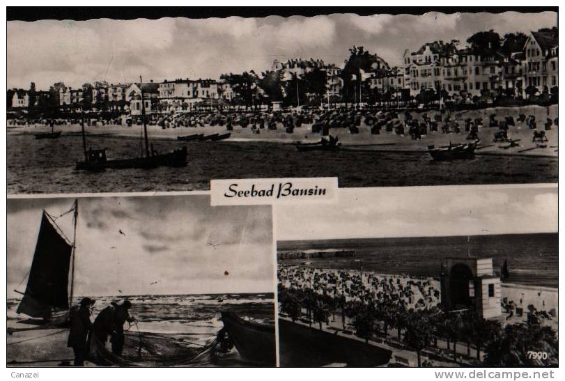 AK Seebad Bansin/Rügen, Echte Fotografie 1958 - Ruegen