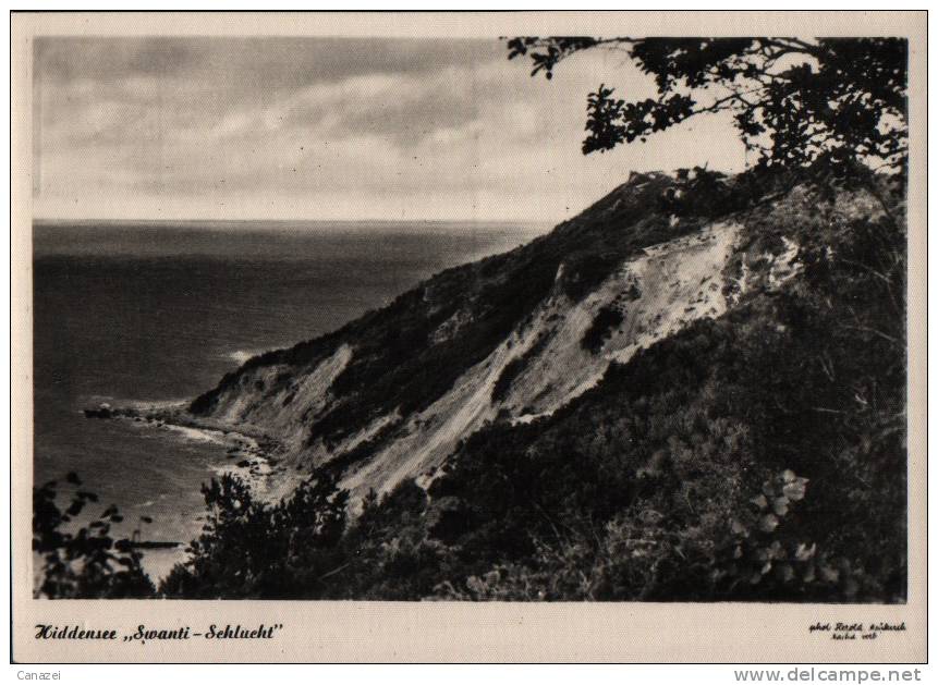 AK Insel Hiddensee, Swanti-Schlucht, 1956 - Hiddensee