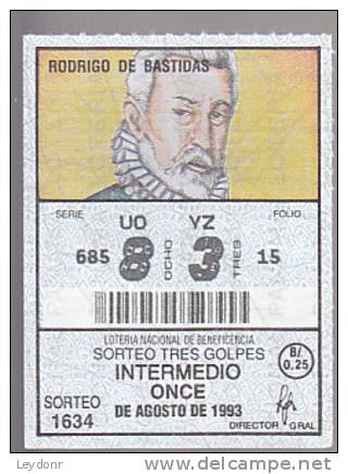 Lottery - Panama - Rodrigo De Bastidas - Lottery Tickets