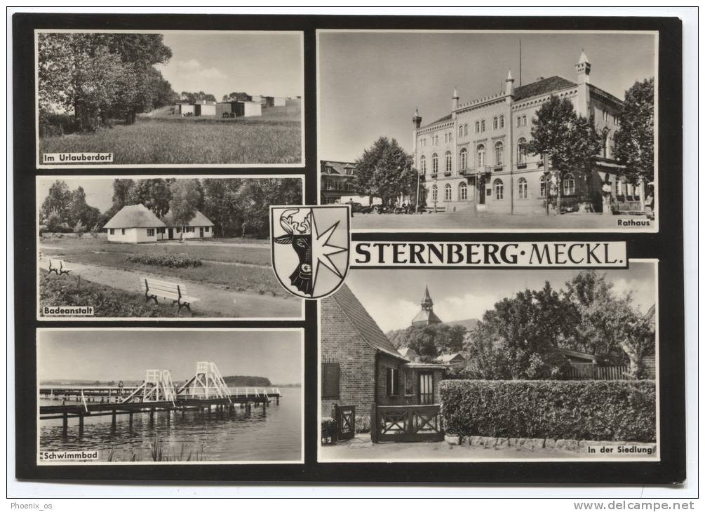 GERMANY - STERNBERG, Meckl. Mosaic Postcard - Sternberg