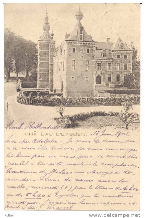 CP:  KASTEL - CHATEAU D'EYSDEN -  D'EIJSDEN  FIXED PRICE Frais D'envoi Compris - Eijsden