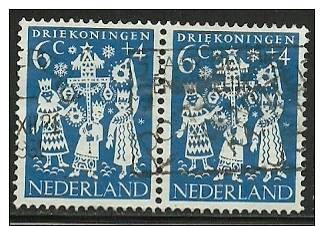 Netherland - Nederland (1)  NVPH 760 Paar Gestempeld / Used - Oblitérés