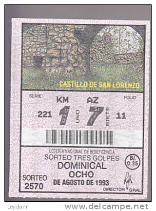 Lottery - Panama - Castillo De San Lorenzo - Lottery Tickets