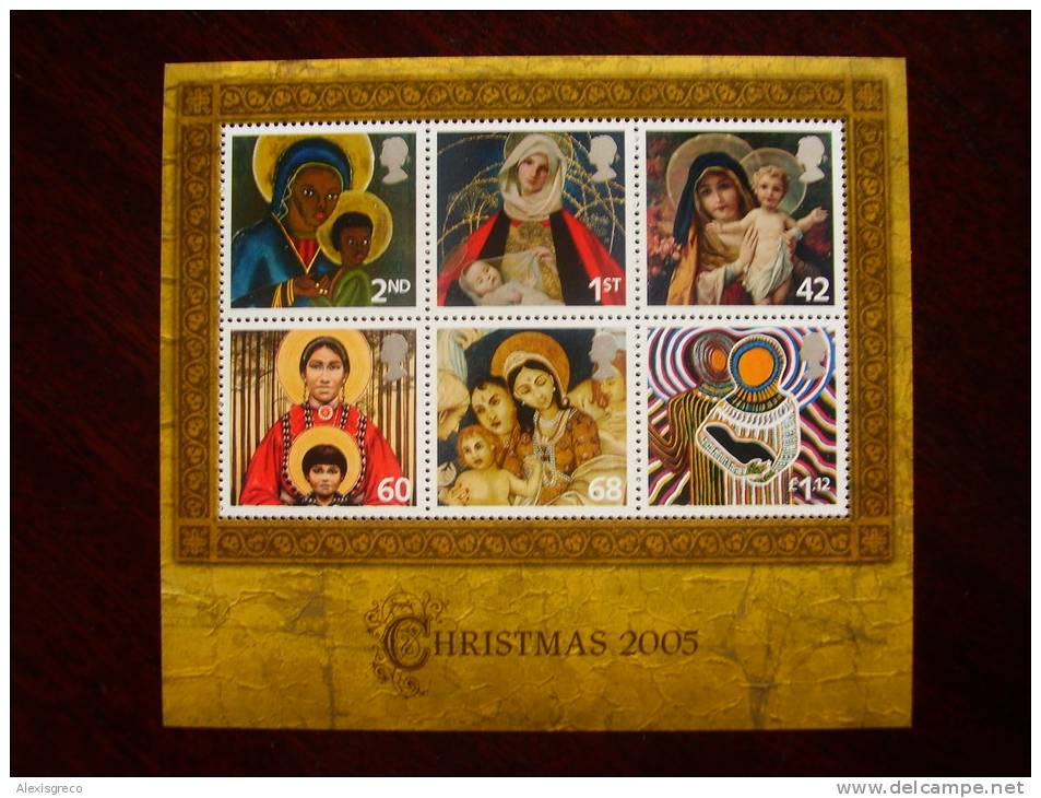 GREAT BRITAIN 2005 CHRISTMAS SPECIAL MINISHEET With 6 Stamps To £1.12 - Blocs-feuillets