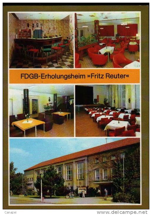 AK Boltenhagen, FDGB-Heim Fritz Reuter, 1989 - Boltenhagen