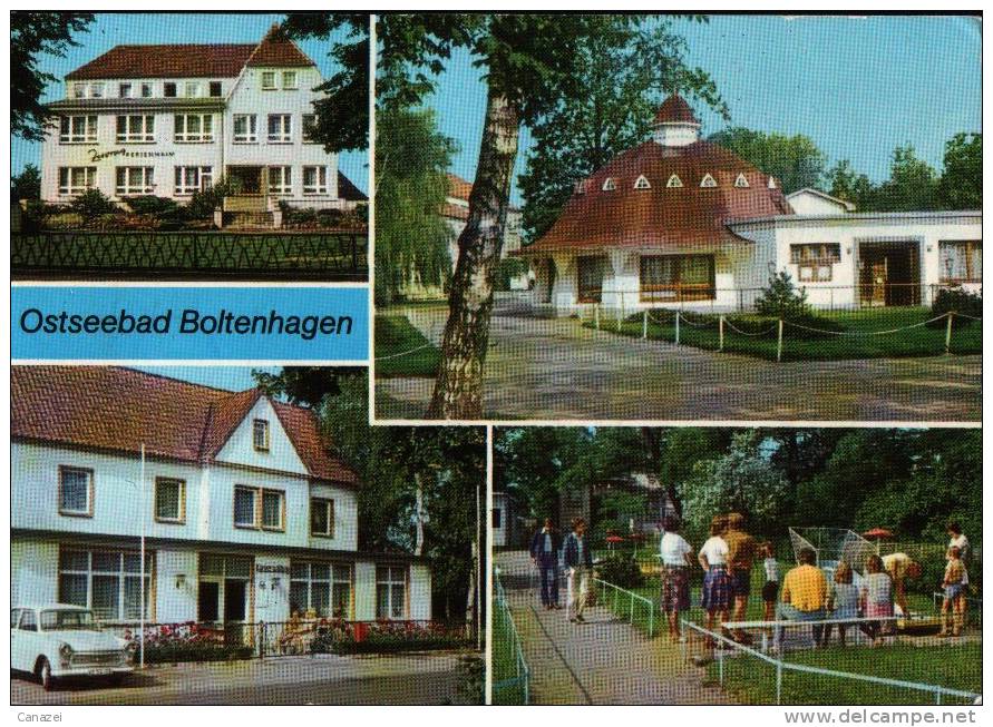 AK Boltenhagen, Pavillon-Bar, Minigolf,Heim Zentrag,1979 - Boltenhagen