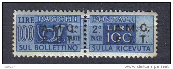 BIN275 - TRIESTE A ,  Pacchi Postali Il N. 9  ***  MNH . Filigrana DESTRA ALTA. VARIETA' - Postal And Consigned Parcels