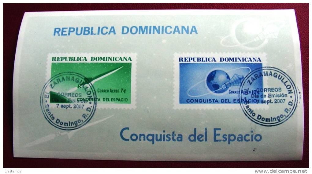 == Dominica, Block ... Roket , Space... Stempel 2007  ?? Kosmos - Dominica (1978-...)