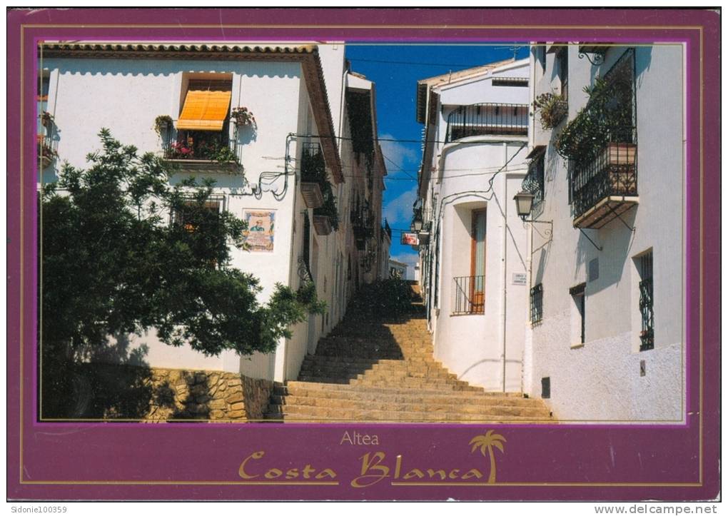 Carte Postale De Altea Vers La Belgique En 1999 - Murcia