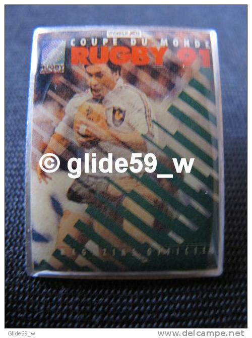 Pin's Coupe Du Monde De Rugby - Magazine Officiel - Rugby