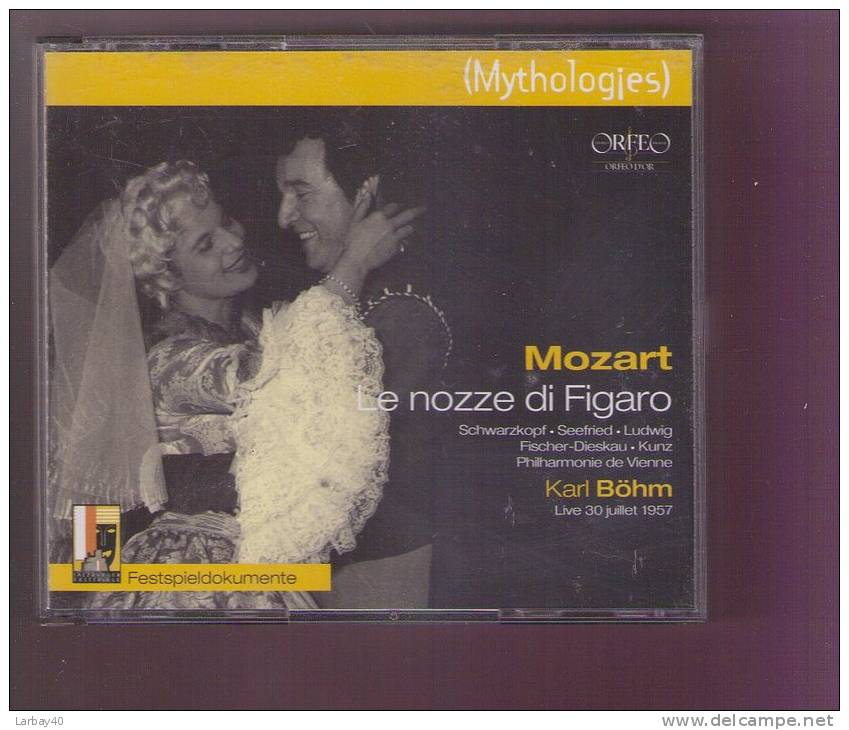 Le Nozze Di Figaro - Les Noces De Figaro Mozart 3 Cd - Klassik