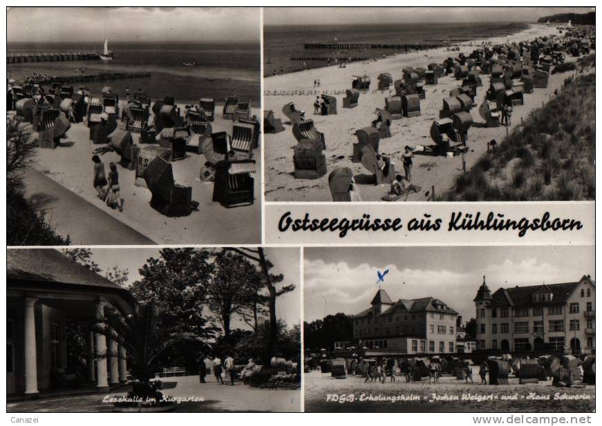 AK Kühlungsborn, FDGB-H."J. Weigert"+Haus Schwerin 1978 - Kühlungsborn