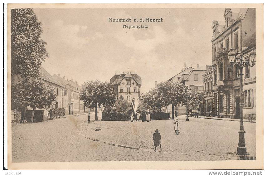 DD 574 CPA /  ALLEMAGNE-  NEUSTADT A D HAARDT     - NEPTUNPLATZ - Neustadt (Weinstr.)