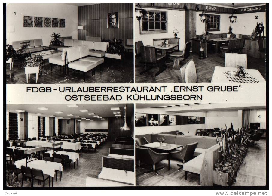 AK Kühlungsborn, FDGB-Urlauberrestaurant "Ernst Grube", 1981 - Kuehlungsborn