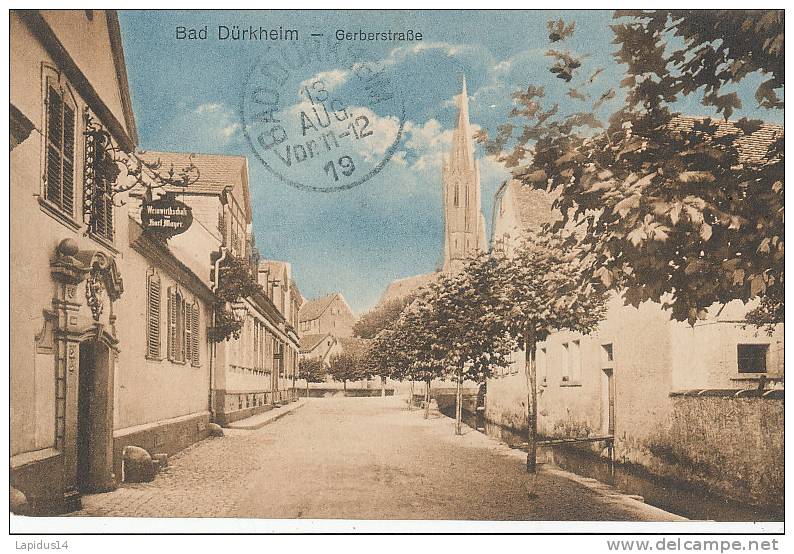 DD 584- CPA /  ALLEMAGNE-    BAD  DURKHEIM  GERBERSTRABE - Bad Dürkheim
