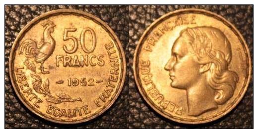 50 Francs Guiraud  1952 - Otros & Sin Clasificación