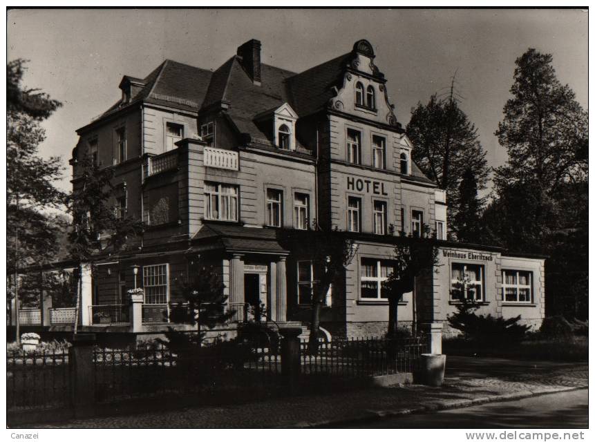 AK Bad Blankenburg, Hotel Weinhaus Eberitzsch, 1978 - Bad Blankenburg