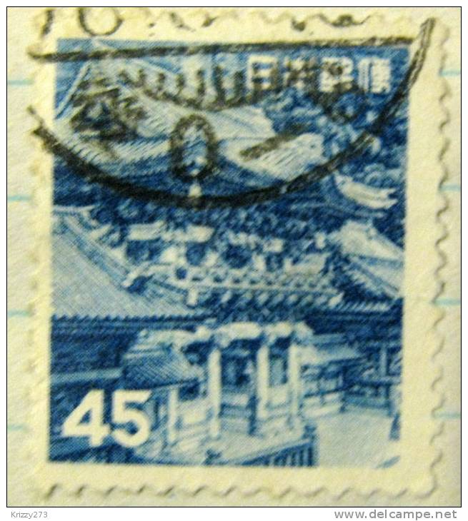 Japan 1952 Yomei Gate 45y - Used - Used Stamps