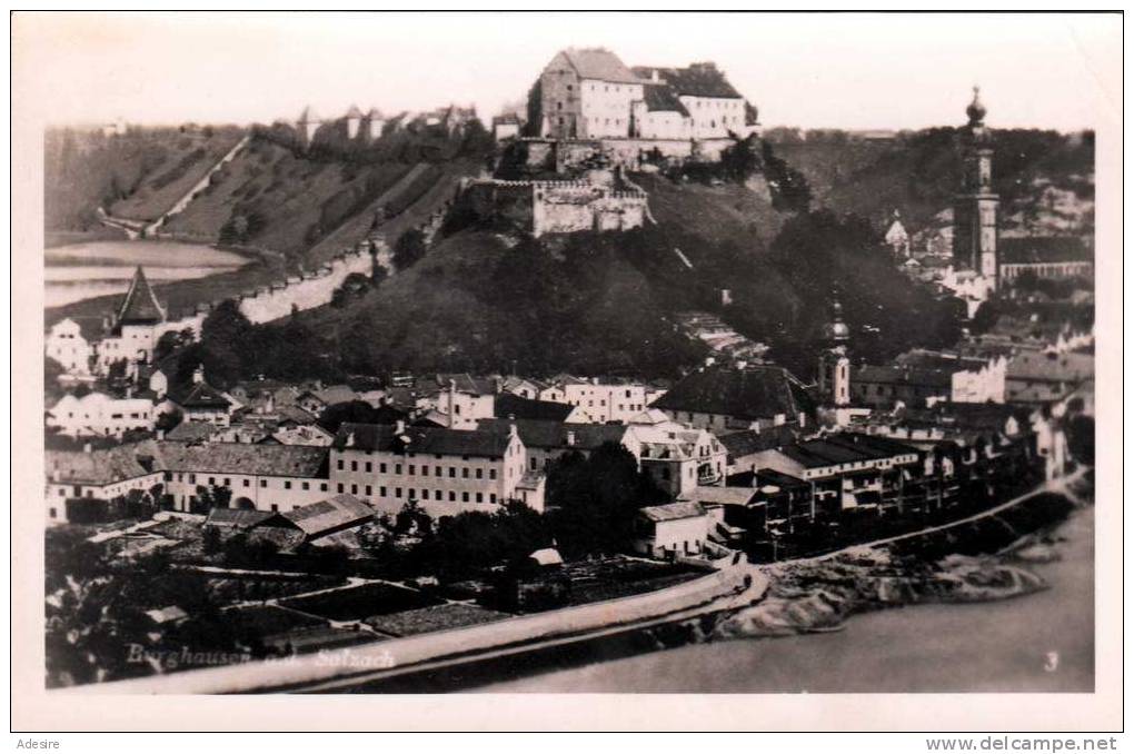 BURGHAUSEN A.d. Salzach, Fotokarte Gelaufen Um 1959 - Burghausen