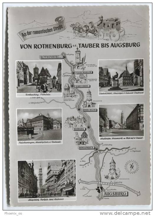 GERMANY - ROTHENBURG, AUGSBURG, Romantischen Strasse - Rotenburg (Wümme)