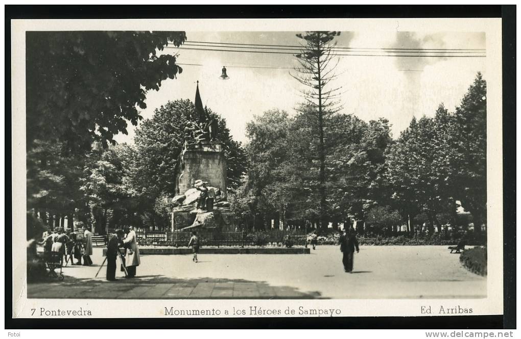 REAL PHOTO POSTCARD PONTEVEDRA GALICIA SPAIN  ESPANA CARTE POSTALE - Pontevedra