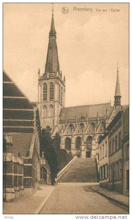 Alsemberg - Vue Sur L'Eglise - Rhode-St-Genèse - St-Genesius-Rode