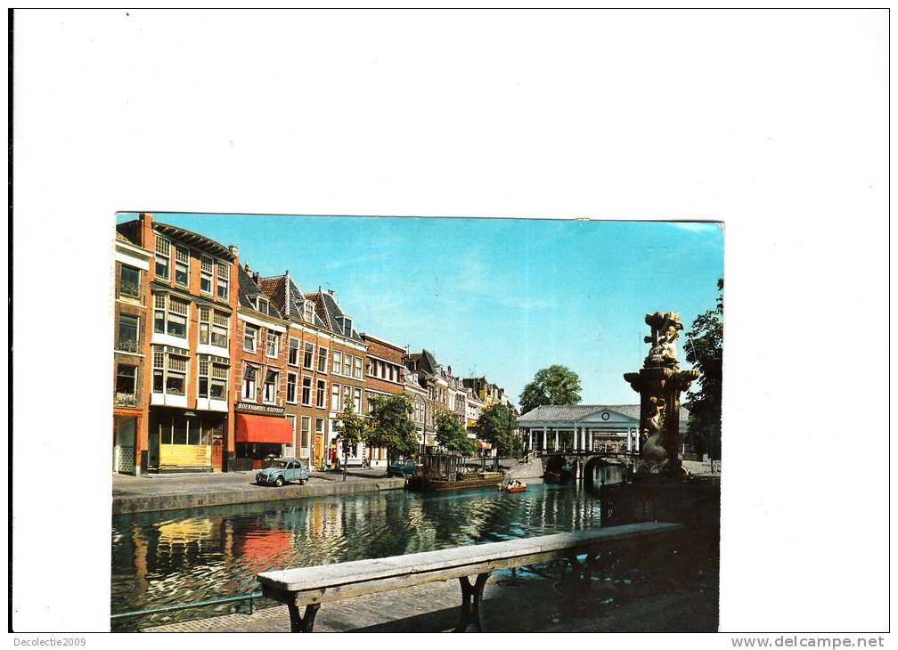 B54232 Leiden Koornbrug Met Nieuwe Rijn Used Perfect Shape Back Scan Available At Request - Leiden