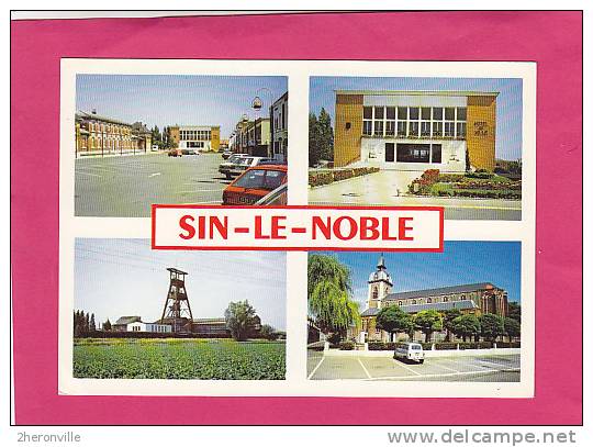 CPSM - 59 - SIN LE NOBLE  - Multivues -  Coup D´oeil Sur La Ville - Sin Le Noble