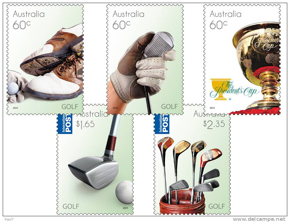 Australia 2011 - Golf - 5v Neufs // Mnh - Mint Stamps