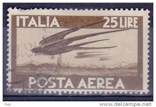 ITALIÊ - Michel - 1945 - Nr 712 - Gest/Obl/Us - Luftpost