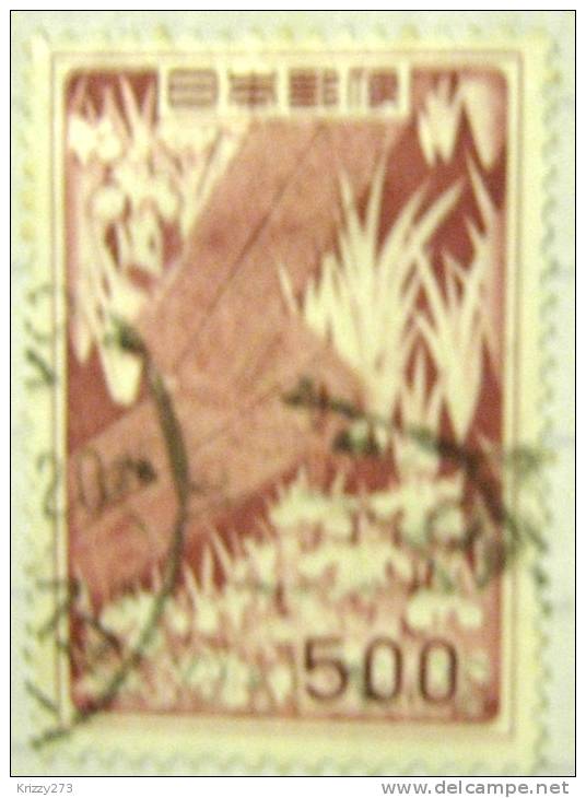 Japan 1955 Bridge And Irises 5y - Used - Used Stamps