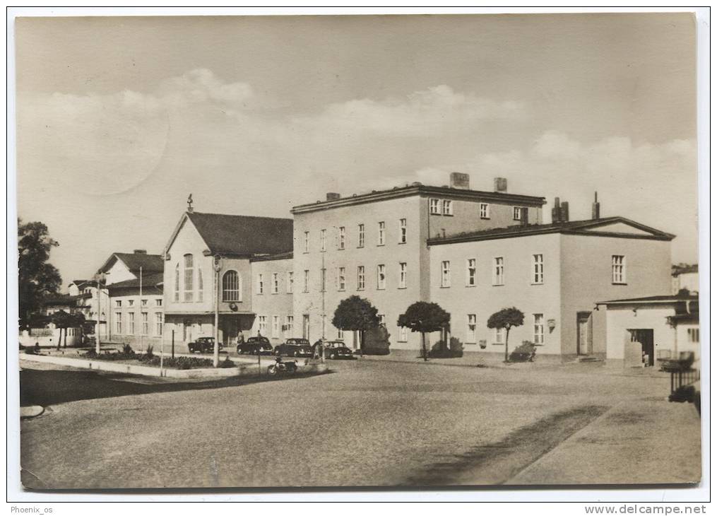 GERMANY - EBERSWALDE, Bahnhof, Railway Station, 1965. - Eberswalde