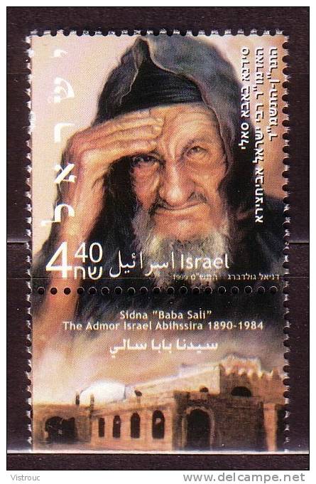 Y & T N° 1469 ** Avec Tabs - Hommage Au Rabin Israël Abihssira Sidna "Baba Sali" . - Unused Stamps (with Tabs)