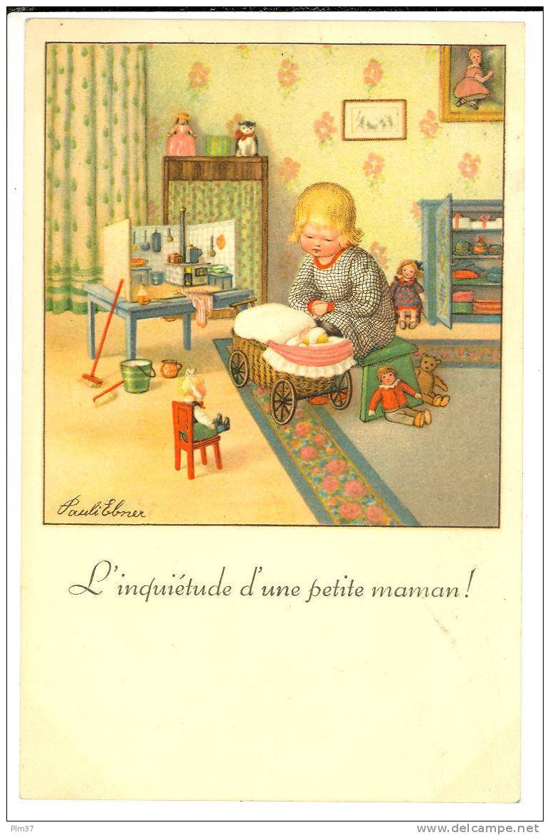 Pauli EBNER - Enfants - Inquiétude D'une Petite Maman - Ebner, Pauli