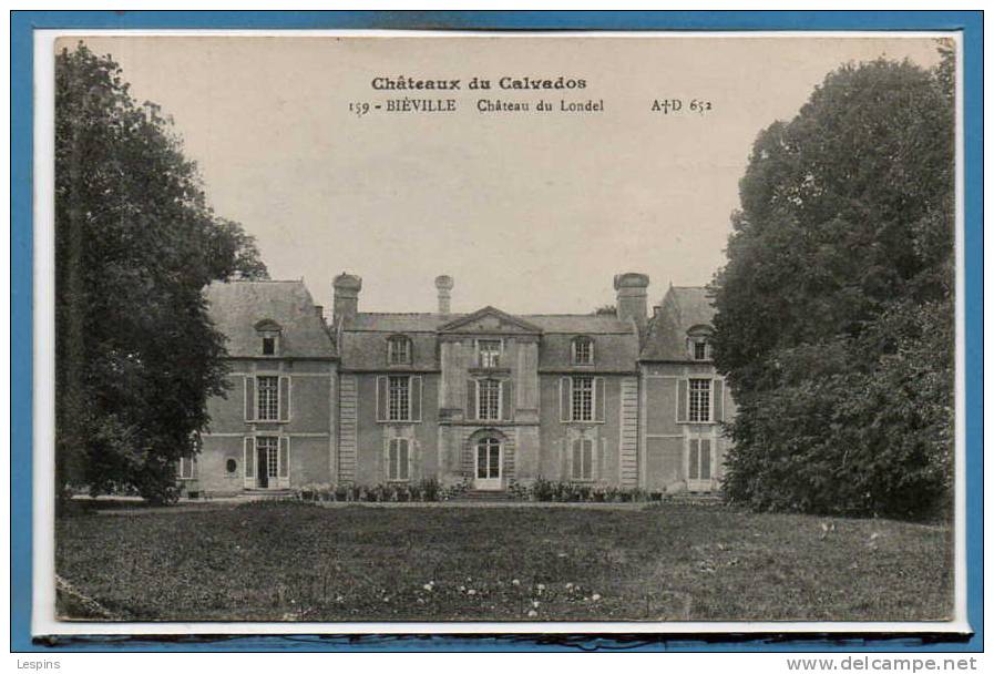 14 - BIEVILLE Sur ORNE -- Château Du Londel - Autres & Non Classés