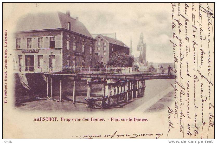 AARSCHOT = Pont Sur Le Demer (écrite) 1903 - Aarschot