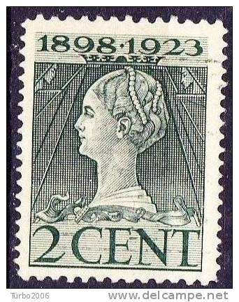 1923 Jubileumzegels 2 Cent Groen Tanding 11 X 12½ NVPH 121 D - Used Stamps