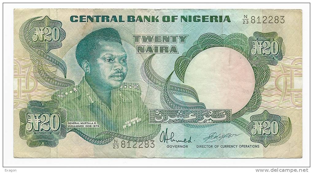 Banconota Da  20  NAIRA  NIGERIA  -  Anno 2006. - Nigeria