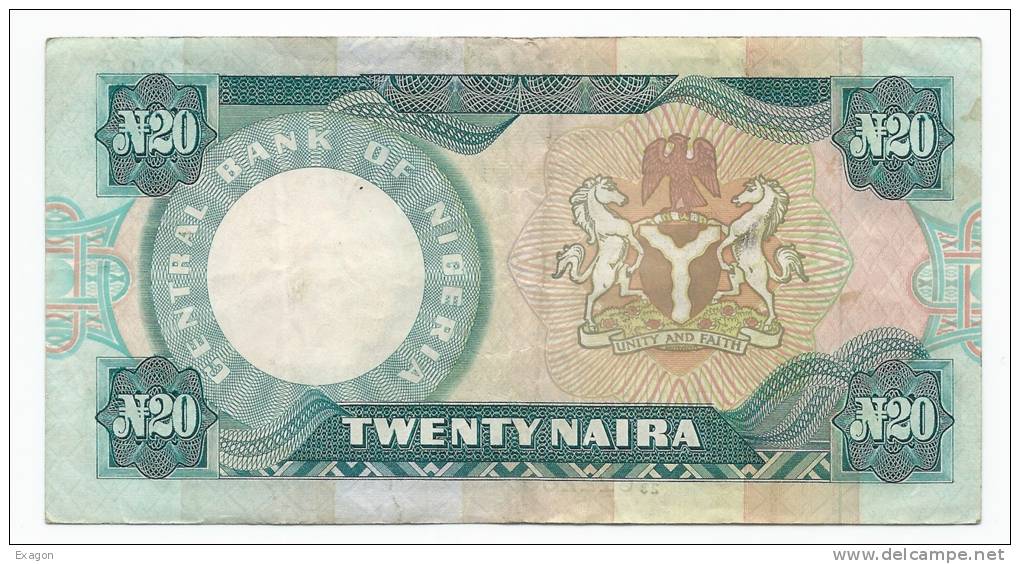 Banconota Da  20  NAIRA  NIGERIA  -  Anno 2006. - Nigeria